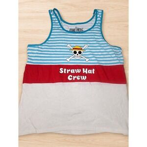 One Piece Straw Hat Crew Tank Top XL Anime Graphic BoxLunch Ripple Junction